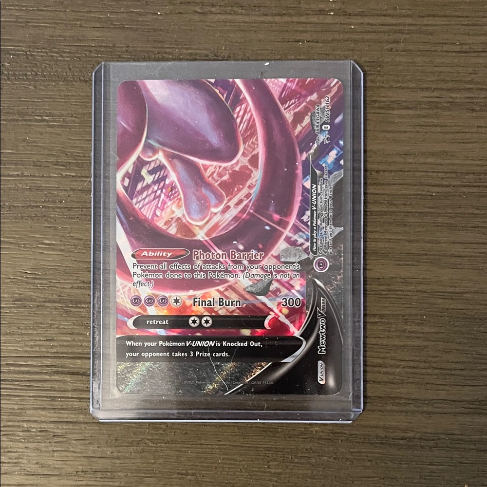 Pokemon Trading Card Mewtwo Right Leg